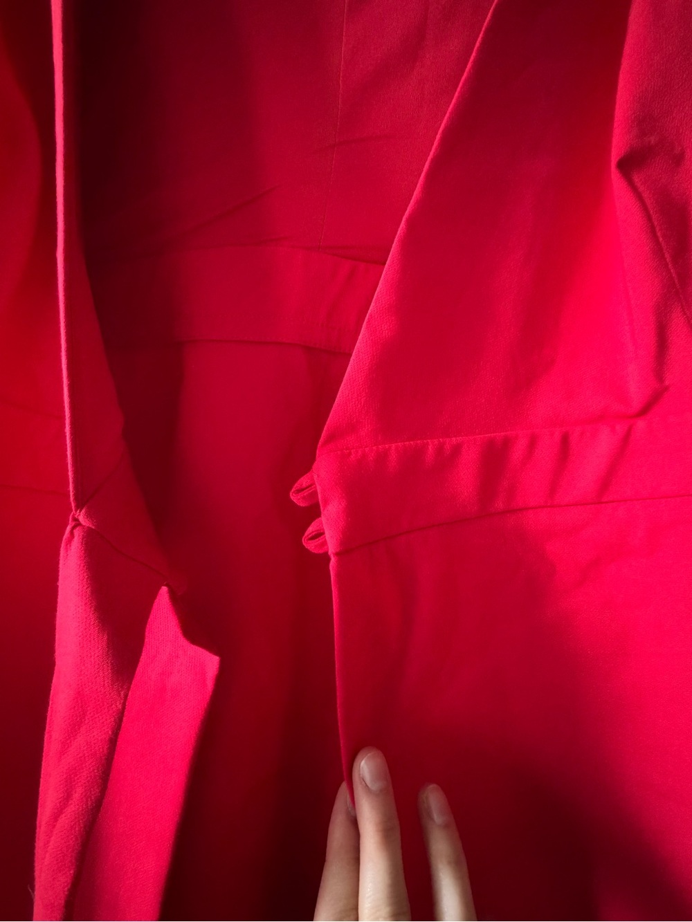 Zara Women’s Red Wrapped Pleated Quarter Sleeve Mini Dress - Picture 11 of 13